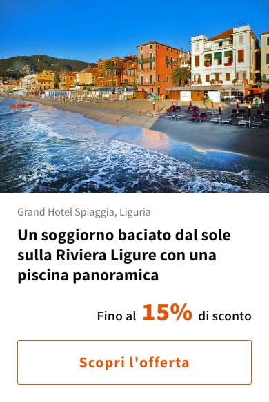 Un soggiorno baciato dal sole sulla Riviera Ligure con una piscina panoramica