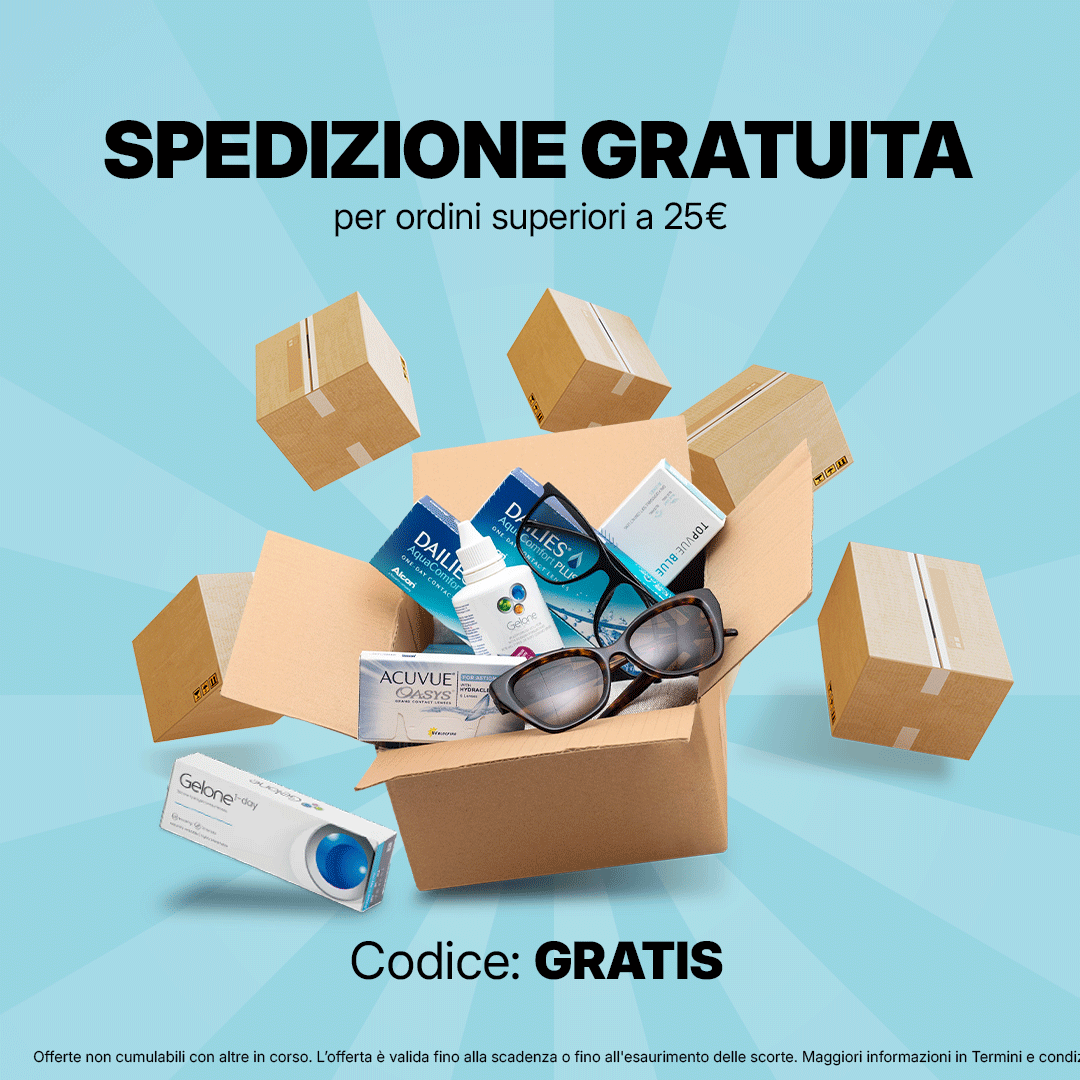 spedizione gratuita per ordini superiori a 25€ con il codice GRATIS