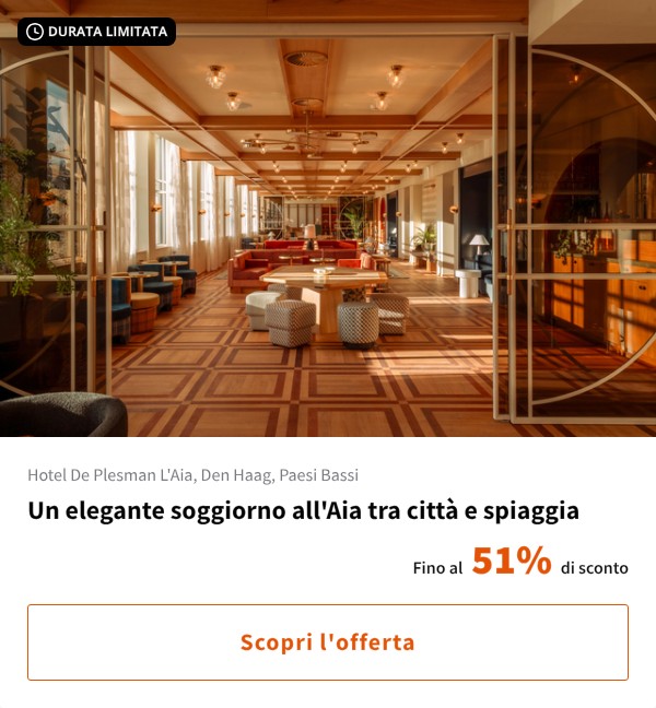 Un elegante soggiorno all'Aia tra città e spiaggia