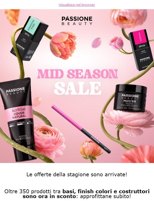 PROMO ☀️ I MID SEASON SALE sono qui!