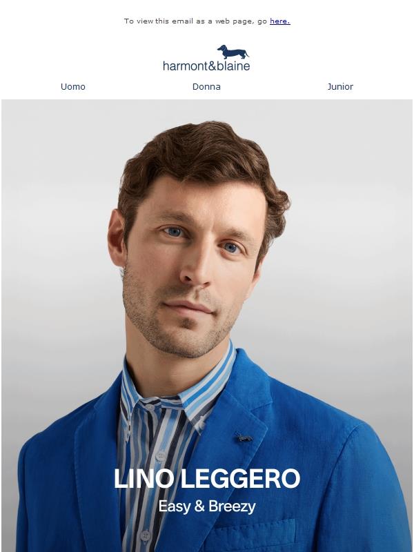 Scopri la Selezione Lino SS26 per Lui