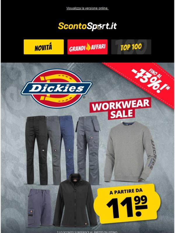 A partire da 11,99 € 🤑 Saldi sull'abbigliamento da lavoro di Dickies?!