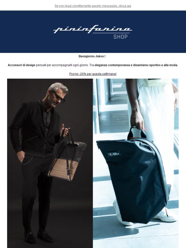 LifeStyle by Pininfarina - Promo della settimana
