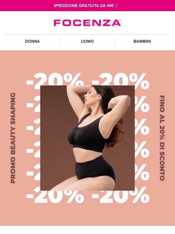 Cerimonie in arrivo? Fino al -20% sulla linea modellante