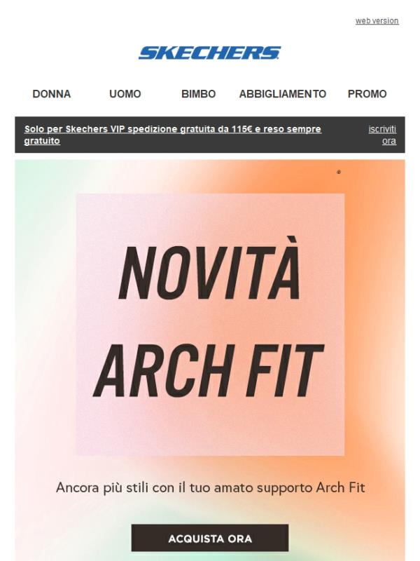Novità Arch Fit