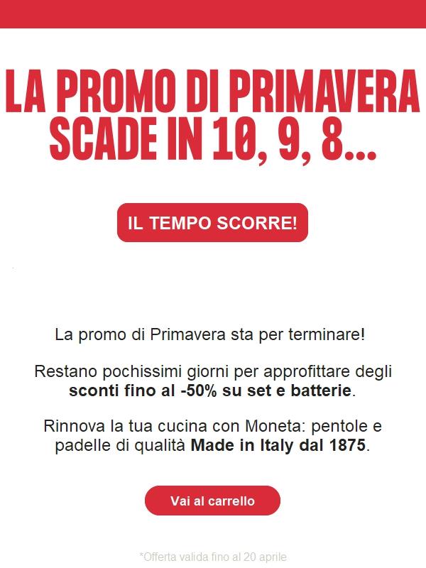 Non c'è tempo! Fino a -50% su set e le batterie!