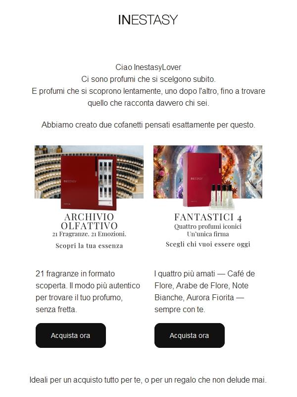 Due cofanetti. Un solo modo di vivere il profumo. ✨