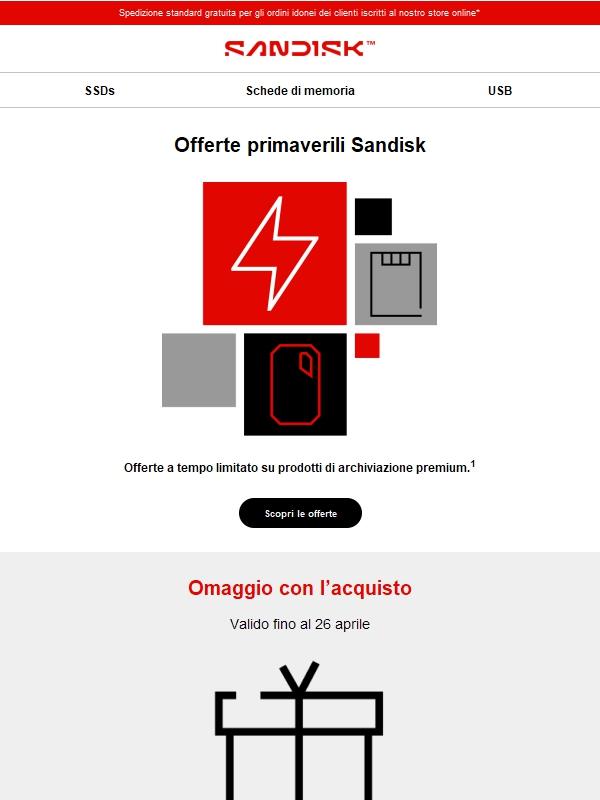 Rinnova il tuo spazio di archiviazione e ricevi un omaggio a sorpresa