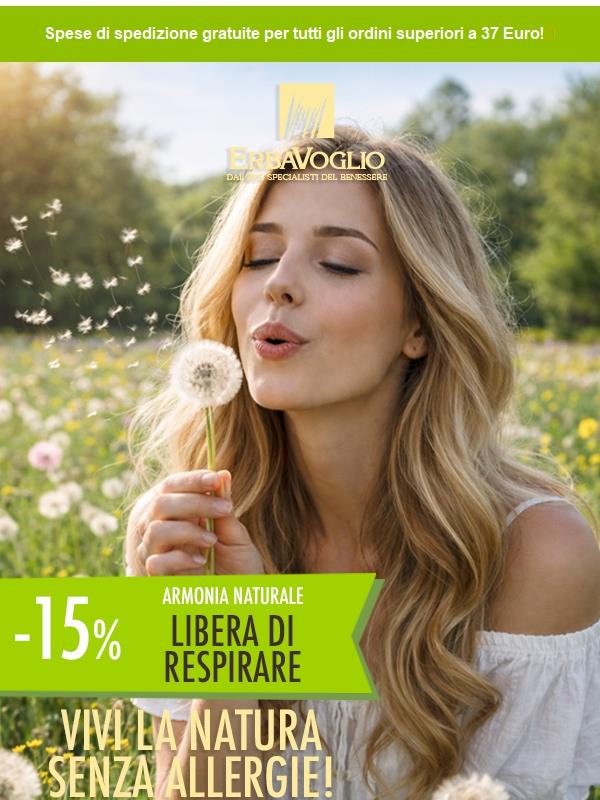 Allergie stagionali? Respira meglio in modo naturale 🌿