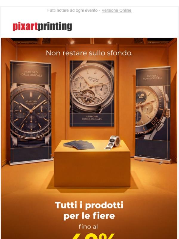 La fiera è il tuo palco: tutti i prodotti fino al -40%