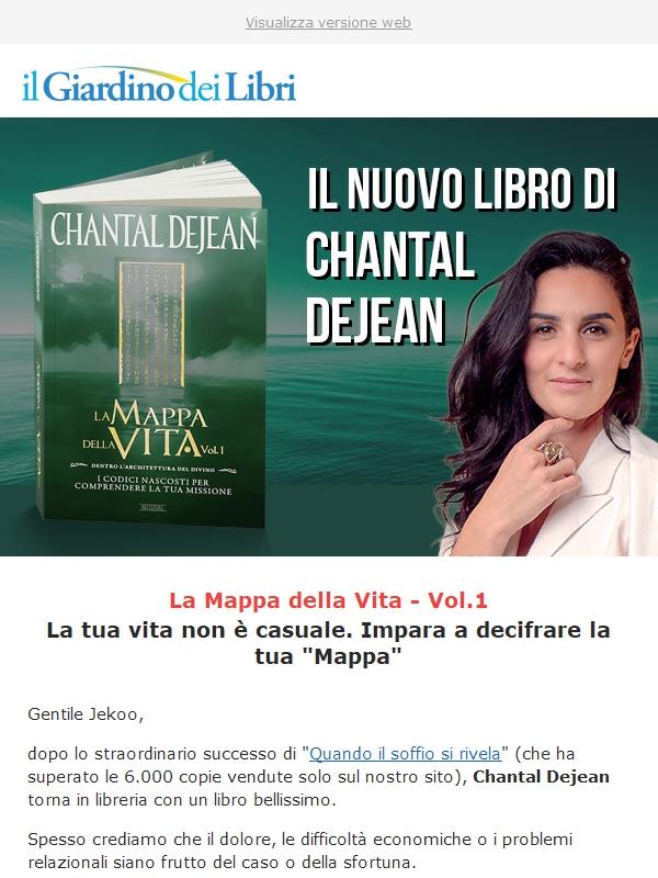 Il nuovo libro di Chantal Dejean: "La Mappa della Vita"