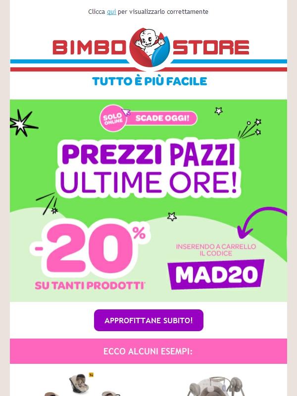 🔥 ULTIME ORE per i prezzi pazzi! 🛒