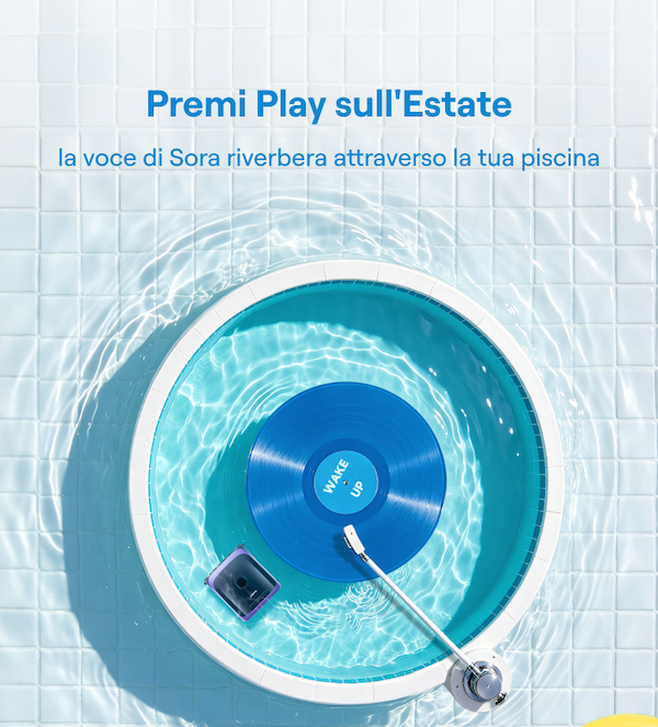 Premi Play sull'Estate, la voce di Sora riverbera attraverso la tua piscina