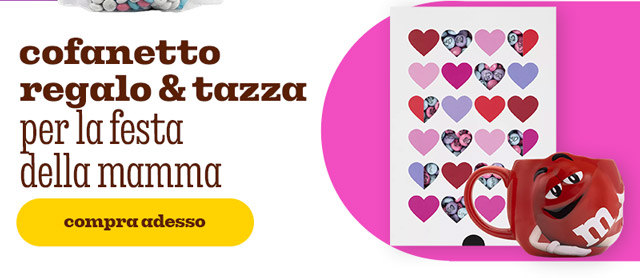 CONFANETTO REGALO & TAZZA PER LA FESTA DELLA MAMMA