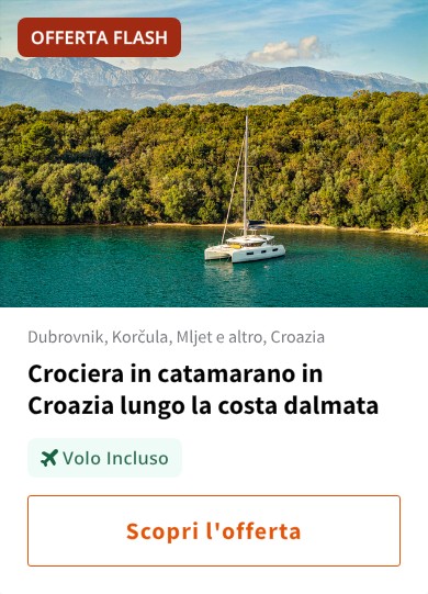 Crociera in catamarano in Croazia lungo la costa dalmata