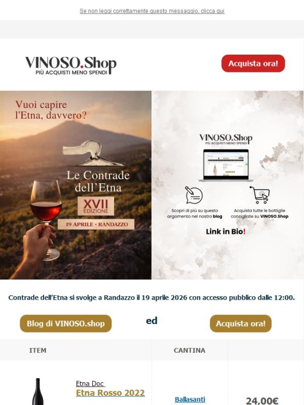 🌋 VINOSO | Le Contrade dell’Etna: i vini del vulcano