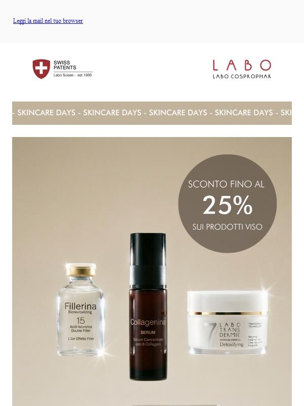 -25% sui prodotti viso: rinnova la tua routine 🌸