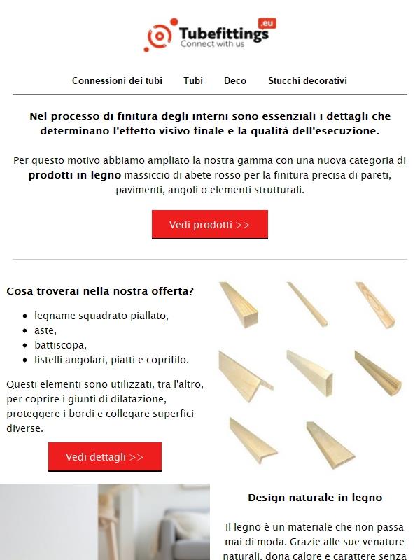 Novità: Punta su finiture in legno 🪵