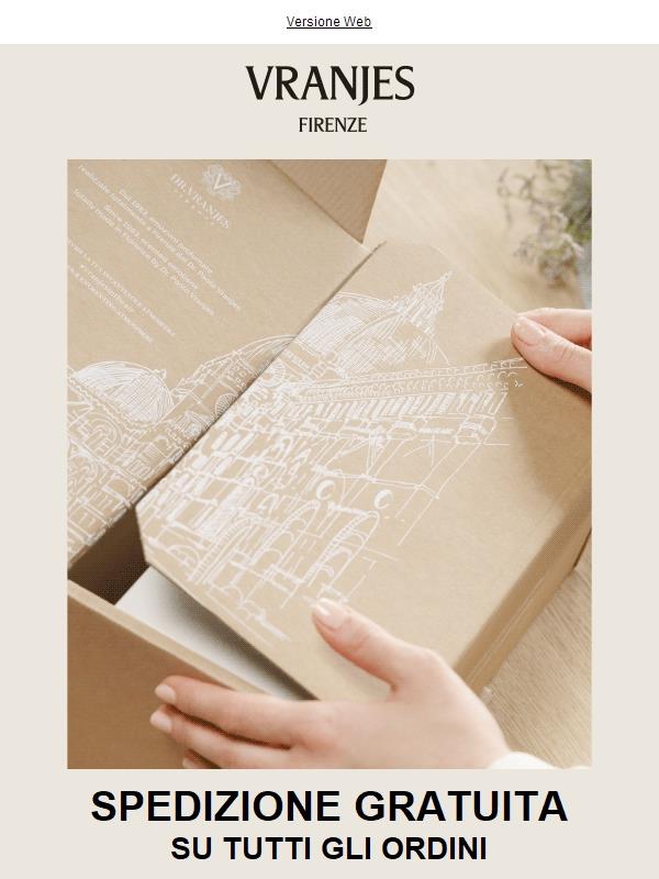 Spedizione gratuita su tutti gli ordini