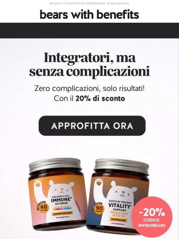 Risultati visibili, senza complicarti la vita