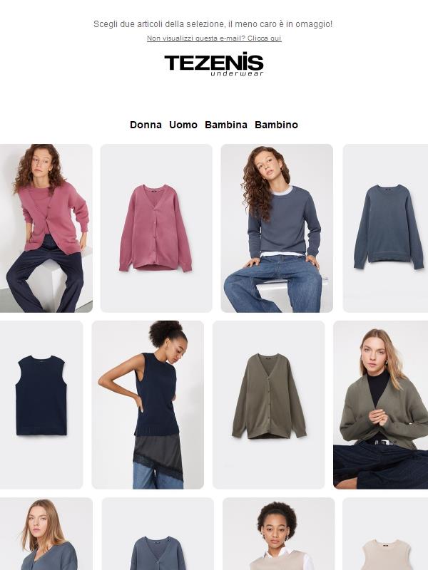 NEW PROMO: 1 + 1 sulla maglieria in cotone 💘