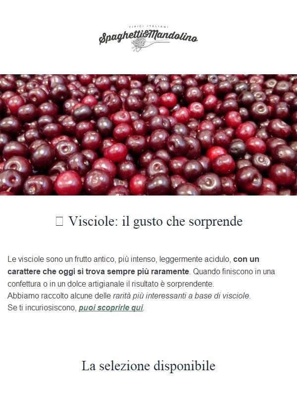 🍒  Non sono ciliegie. Non sono amarene. Cosa sono?