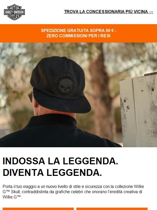 Qui, la protezione e lo stile iconico di Willie G™ prendono forma