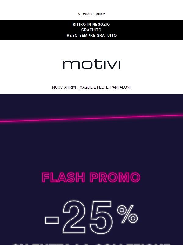 -25% SU TUTTO | Promo Flash