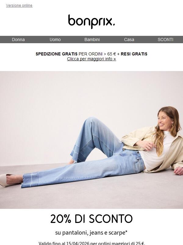 Il tuo 20% di sconto sta per scadere ⏰