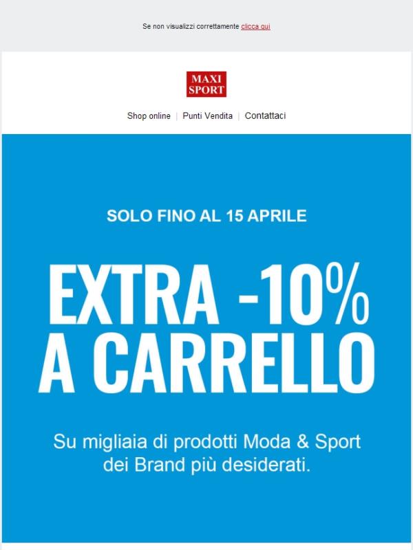 💣  Un Extra Sconto per la tua voglia di Primavera !