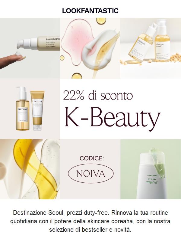 K-BEAUTY | 22% di sconto