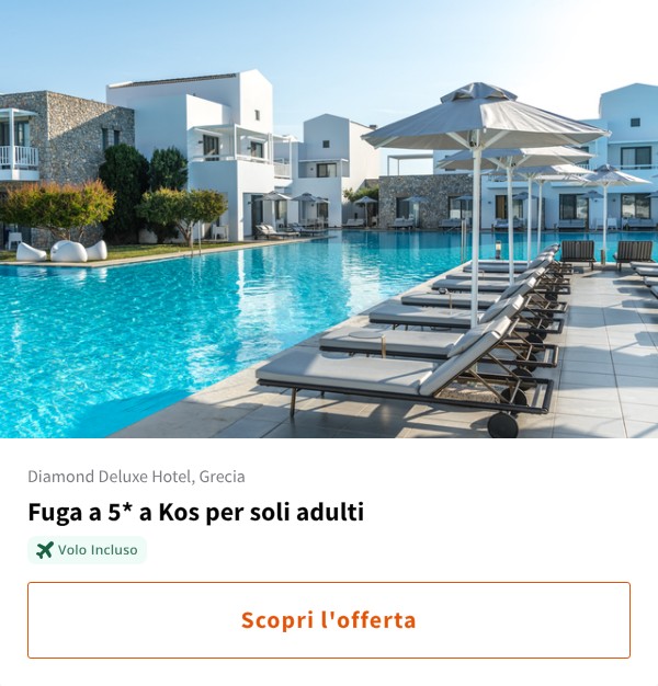 Fuga a 5* a Kos per soli adulti