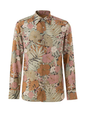 Camicia Stampa Floreale Multicolor Tom Ford