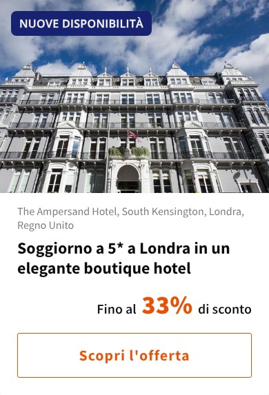 Soggiorno a 5* a Londra in un elegante boutique hotel