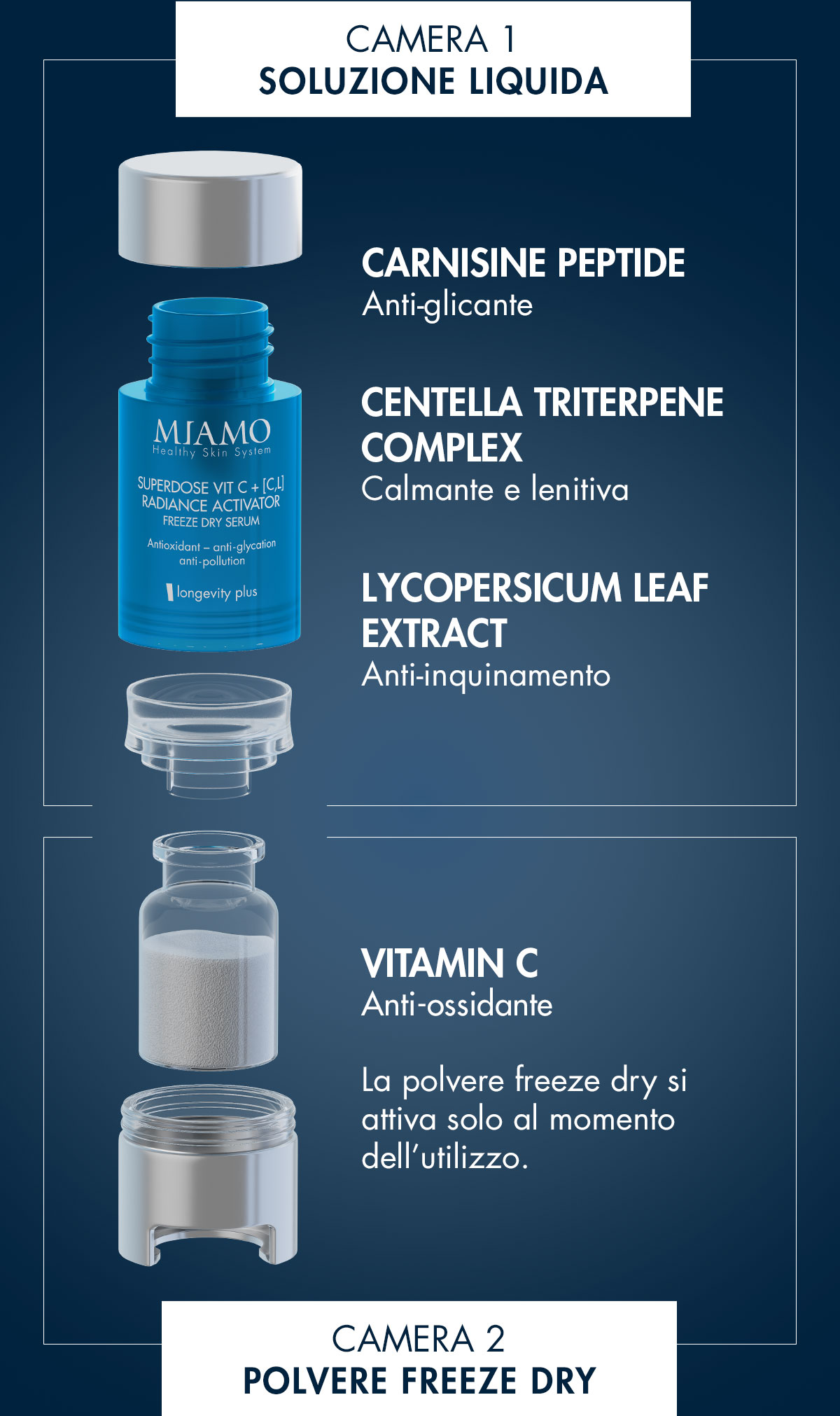 spiegazione camere freeze dry