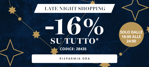 16% su tutto