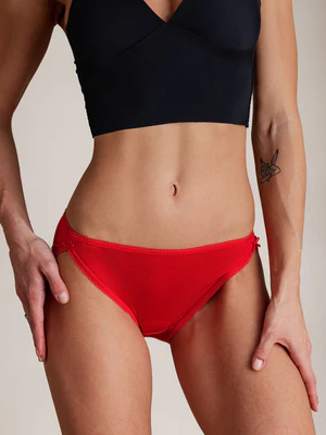 Image of Mutandine da Donna in Seta Pura con Fiocco