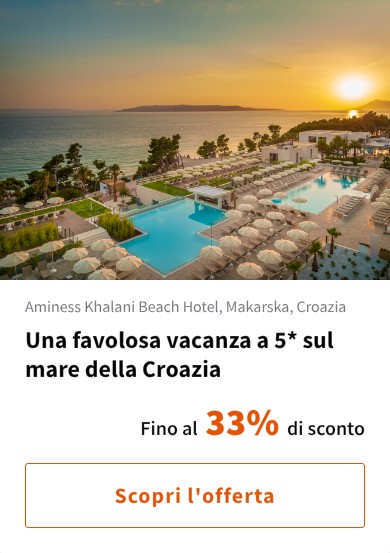 Una favolosa vacanza a 5* sul mare della Croazia
