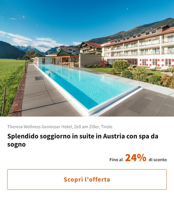 Splendido soggiorno in suite in Austria con spa da sogno