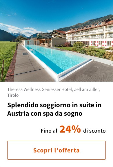 Splendido soggiorno in suite in Austria con spa da sogno