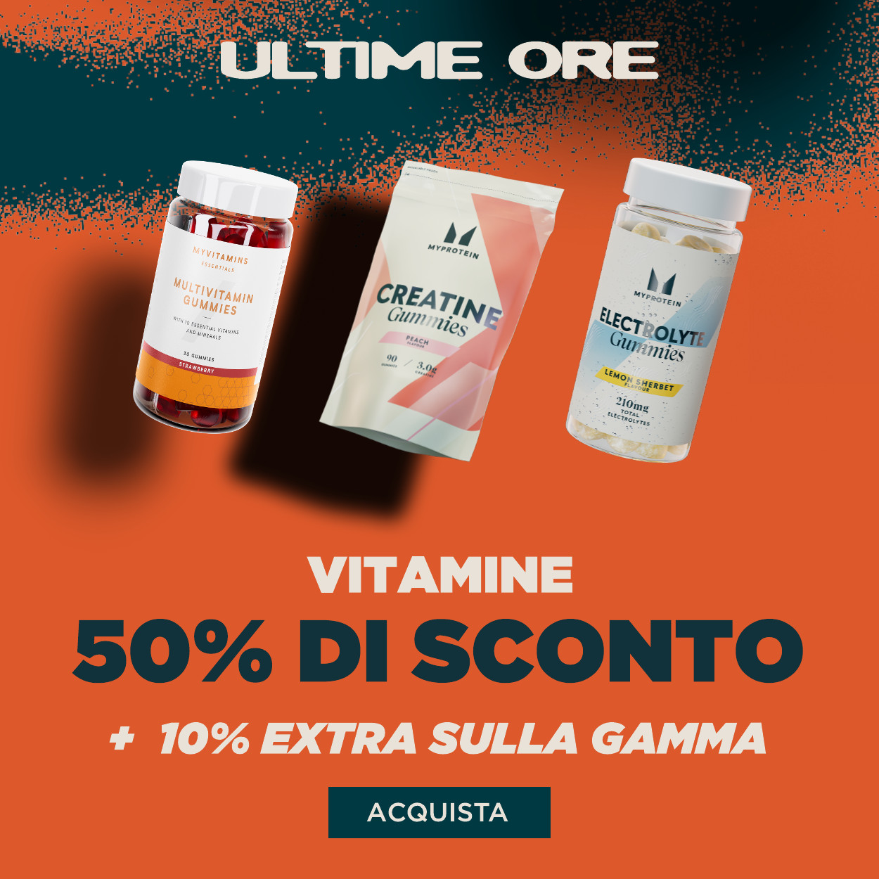 50% di sconto vitamine