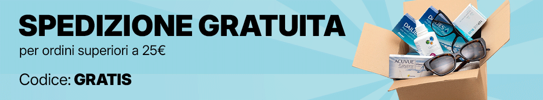 Spedizione gratuita per ordini superiori a 25€. Codice: GRATIS