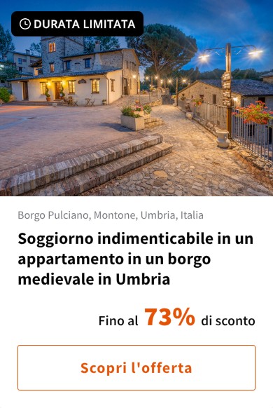 Soggiorno indimenticabile in un appartamento in un borgo medievale in Umbria