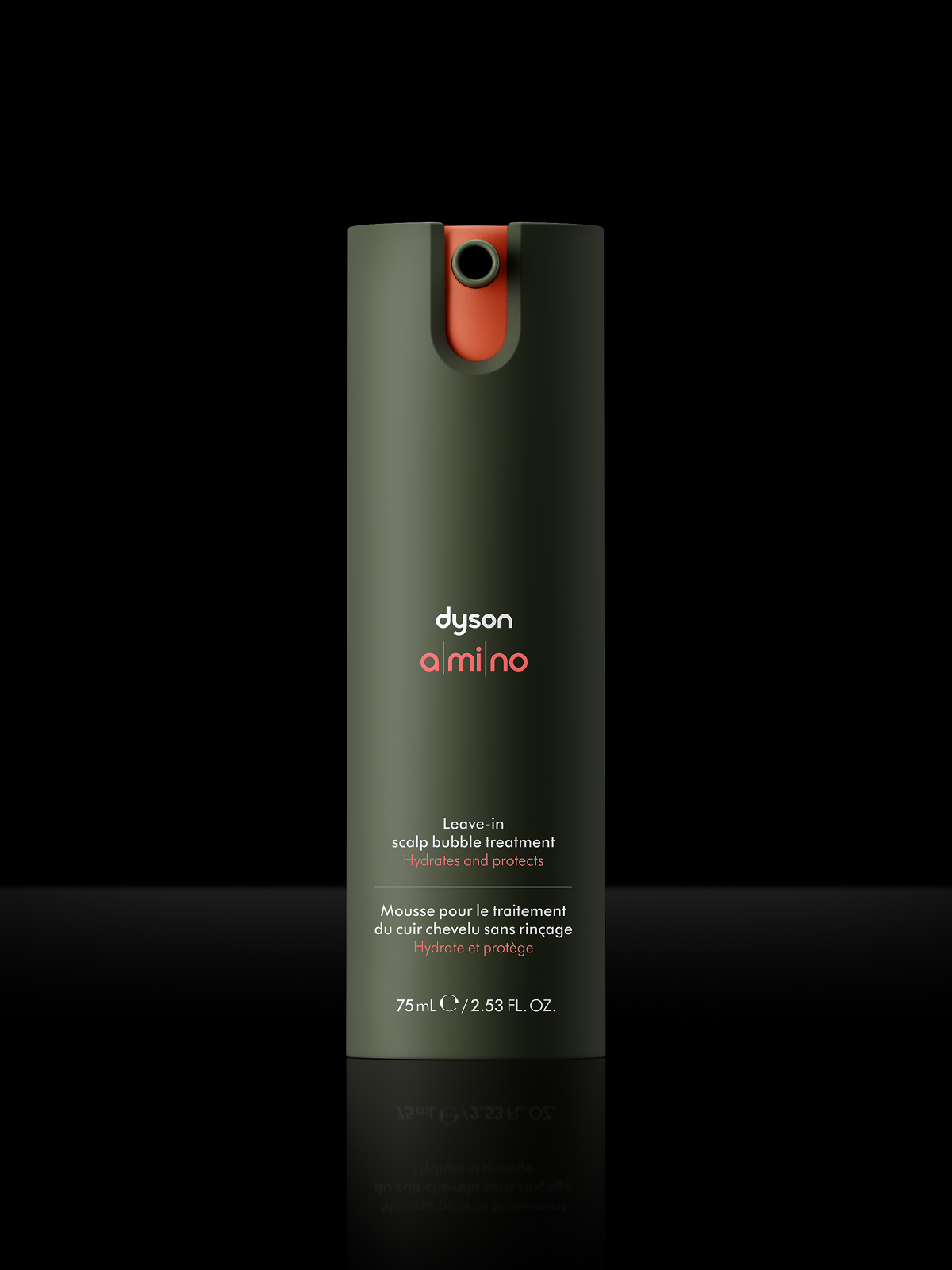 Dyson Amino leave-in scalp bubble treatment.