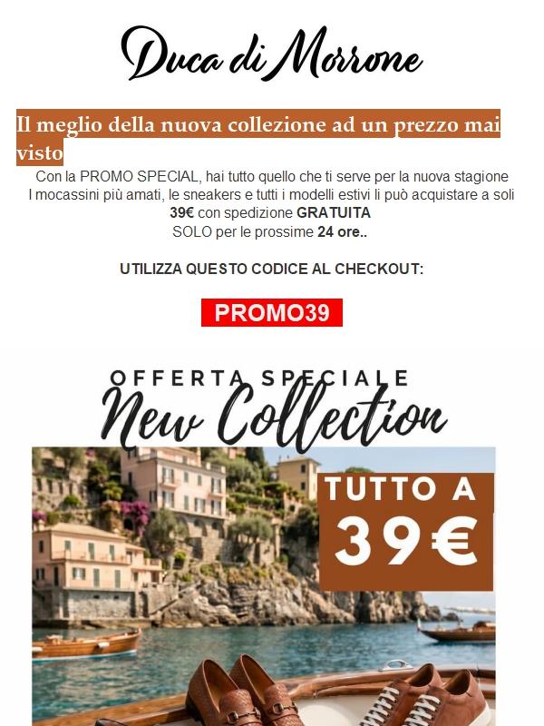 Sneakers, mocassini e stringate a 39 € + SPEDIZIONE GRATIS