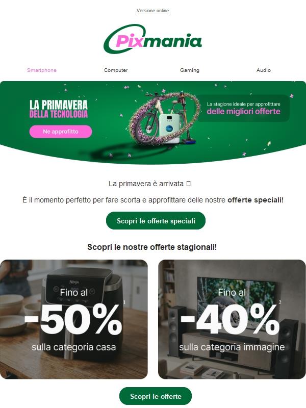 Sboccia il sole… e anche le offerte 🌸