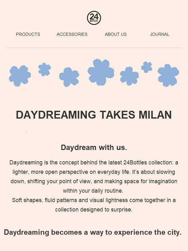 ☁️ Daydreaming takes Milan.