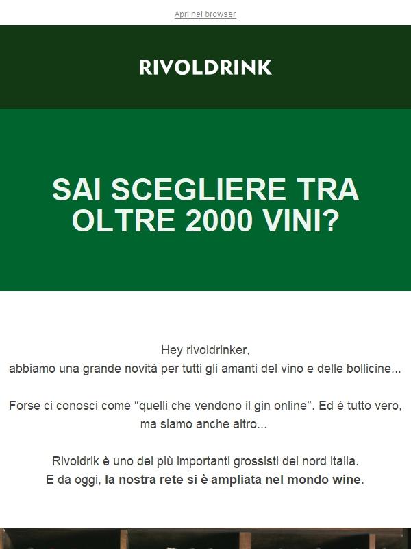 Sai scegliere tra 2000 vini?