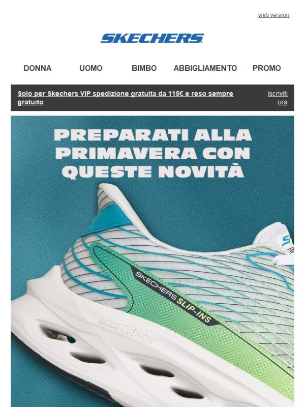Scopri la comodità ammortizzata di Skechers Glide-Step®