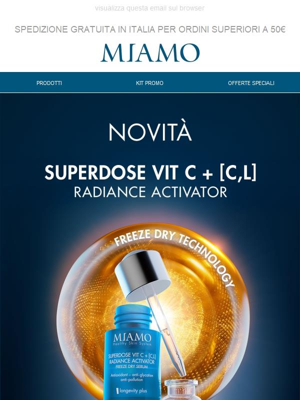 🧡 Superdose Vit C + [C,L] Radiance Activator Freeze Dry Serum: scopri la novità!